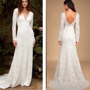 Lulus Wedding Dress size Large